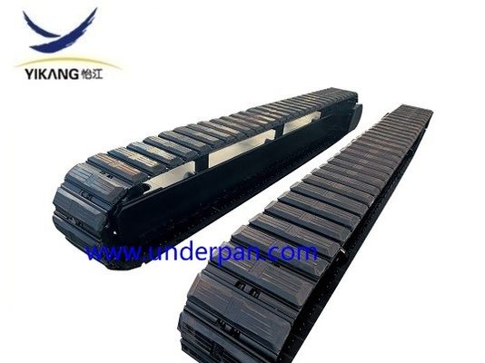 5 ton rubber crawler tracked system undercarriage for frie fighting robot