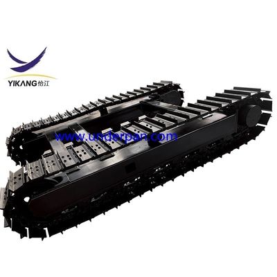 Custom China factory price crawler steel track undercarriage chassis system with rubber pad