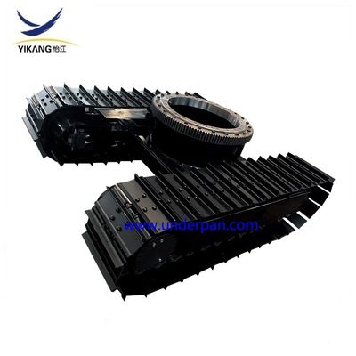OEM costomized 8 - 10 tons steeltracked undercarriage systems for hydraulic crawler drilling rig