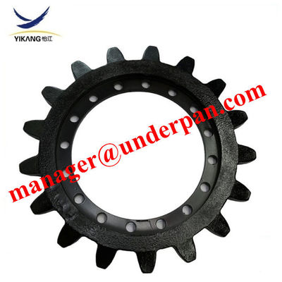 Crawler dumper rubber track undercarriage sprocket assy MST 800 sprocket by factory manufacturer