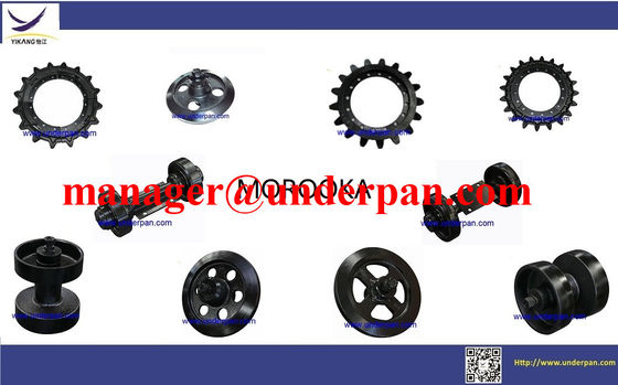 Crawler dumper rubber track undercarriage sprocket assy MST 800 sprocket by factory manufacturer