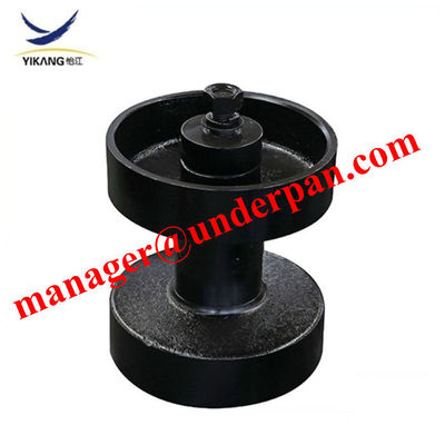 Crawler dumper rubber track undercarriage front idler assy MST 2200 idler  by factory manufacturer