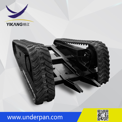OEM&amp;ODM crawler rubber track undercarriage system for 3-10 tons  hydraulic spider lift crane spare parts