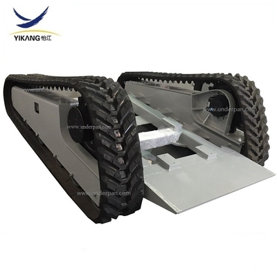 OEM&amp;ODM Available crawler rubber track undercarriage system 3-10 tons for hydraulic spider lift spare parts