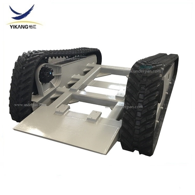 New steel track chassis system rubber track undercarriage for crawler hydraulic crusher robot crane from manufacturer