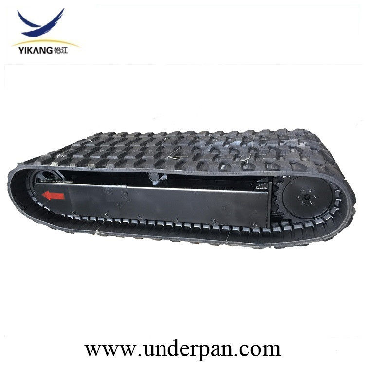 Spanish custom 5 ton small rubberl track undercarriage for mini excavator drilling rig crane