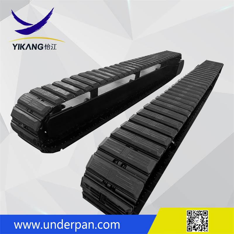 Custom China factory price crawler steel track undercarriage chassis system with rubber pad