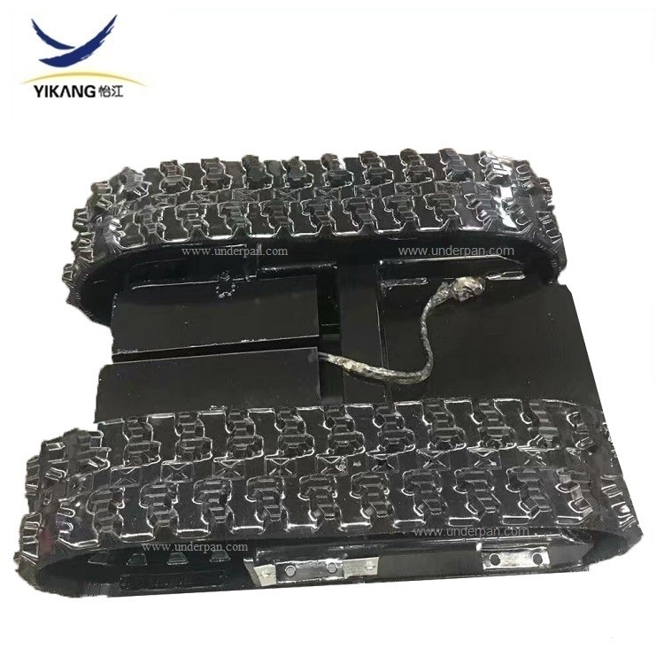 New design rubber track chassis steel crawler undercarriage for 5-10 ton hydraulic motor crawler rotary drilling rig