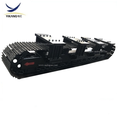 Best price tracked undercarriage with hydraulic motor steel chassis system for 0.5 - 150 ton crawler drilling excavator